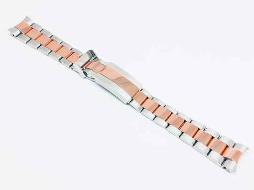 New 20mm oyster tone steel - new,